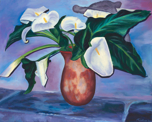 Easter Lilies | Tonton Painting | Antonia Vorster